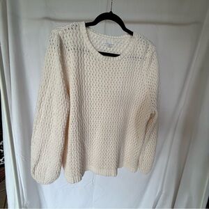 14th & Union Women's Cream Knit Sweater